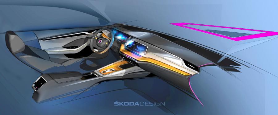 Эскиз Skoda Octavia 2020 года  (WW) (фото 52 из 94)